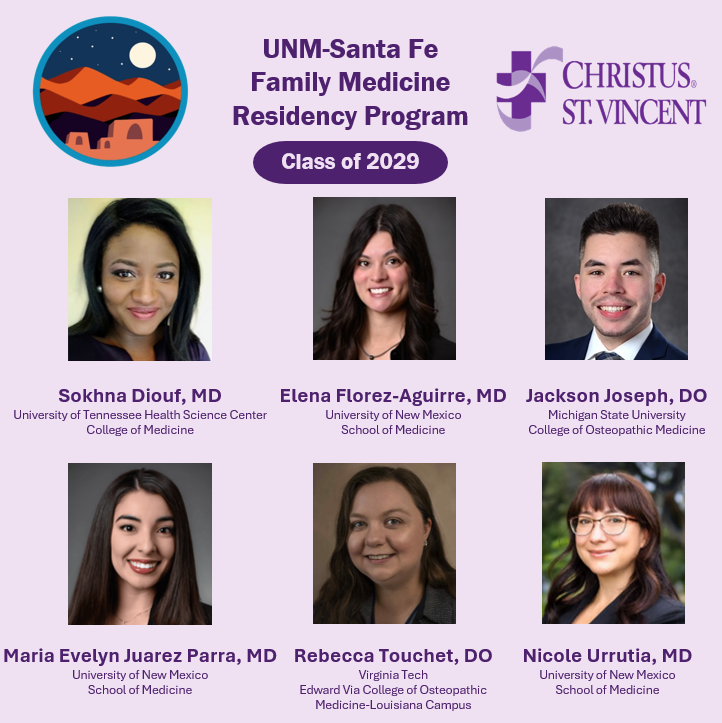 UNM-Santa Fe Family Medicine Residency Program Class of 2029
